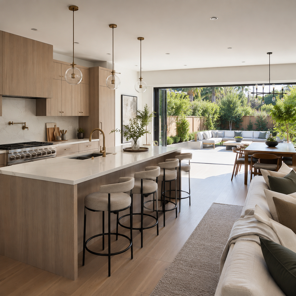 open-concept kitchen remodeling in San Diego, CA